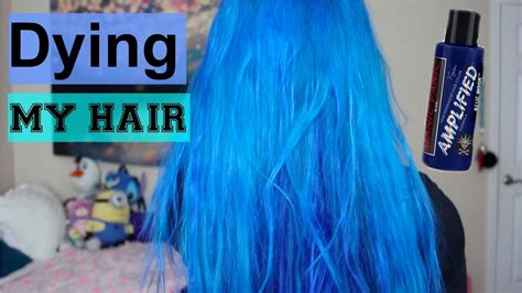 Dying My Hair Blue Youtube