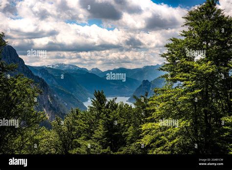 Beautiful View Of Traunsee Lake In Austria Landscape Photo Of Lake