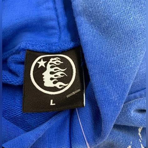 Hellstar Jackets And Coats Blue Yoga Hellstar Hoodie Poshmark