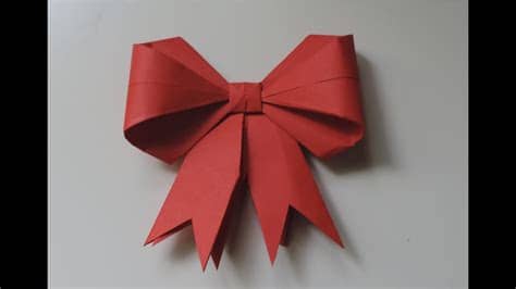Sometimes the ribbon bow is so small that it's not easy to make it by hand. How To Make A Paper Bow / Ribbon . (Full HD) - YouTube