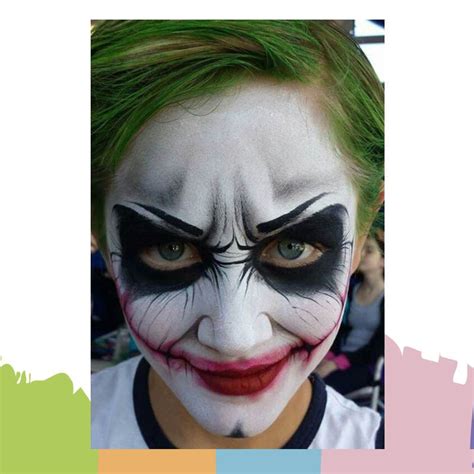 Joker Halloween Look Makeup Tutorial Halloween Makeup Kids Joker