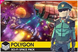 Polygon, -, Sci-fi, Space, Pack
