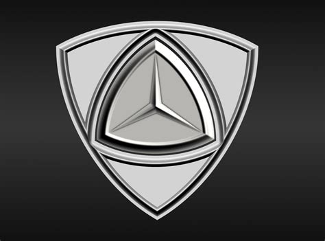 mercedes benz logo redesign by ilyes zehar on Dribbble