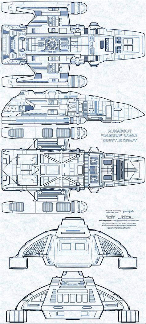 Short notice and/or emergency response transportation for scientific. STAR TREK Blueprint Quick Reference Gallery List
