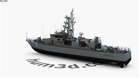 360 View Of Cyclone Class Patrol Boat 3D Model Hum3D Store