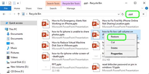 How To Recover A Deleted Or Lost Powerpoint Presentation