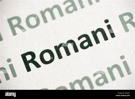 Romani Hi Res Stock Photography And Images Alamy