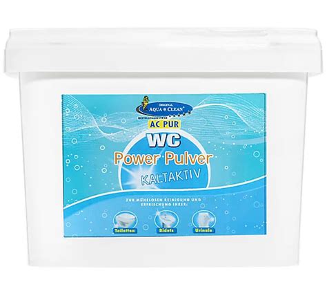 Aqua Clean Pur Wc Power Pulver Aktiver Reinigungs Kraftschaum 25kg
