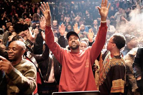 Kanye West Premieres Famous LA Guestlist