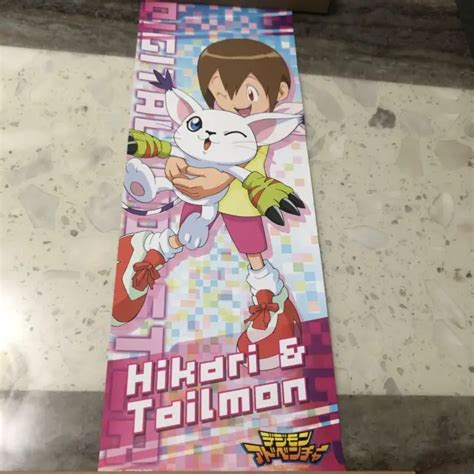 Hikari Kari And Tailmon Gatomon Official Poster Digimon Adventure Tri