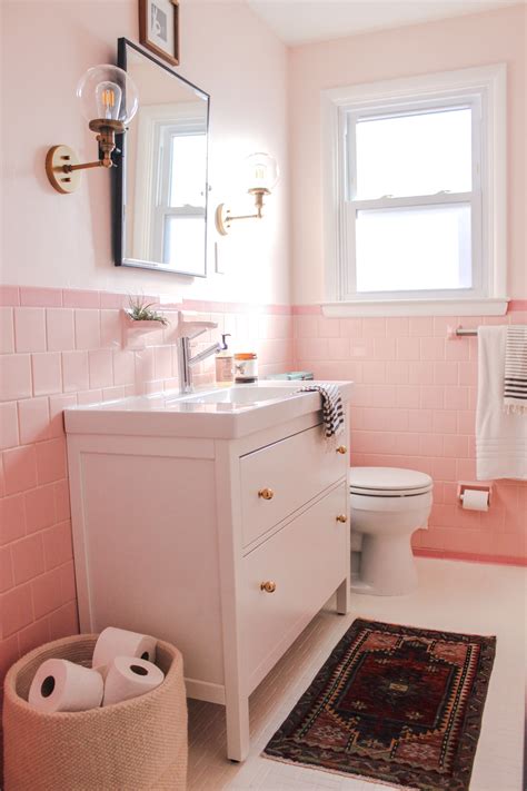 Pink Bathroom Google Search Pink Bathroom Decor Retro Pink Bathroom Pink Bathroom Tiles