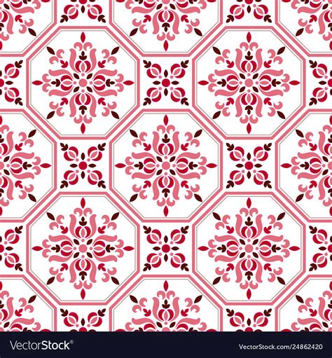 Decorative Tile Pattern Royalty Free Vector Image