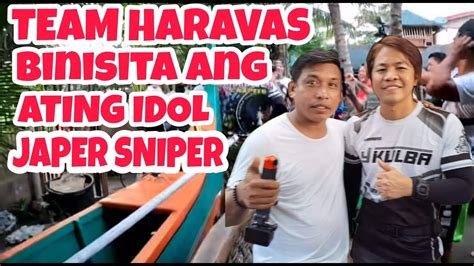 Nagulat Ang Ating Idol Japer Sniper Sa Suprise Visit Ng Team Harabas Dito Sa Bucana Youtube
