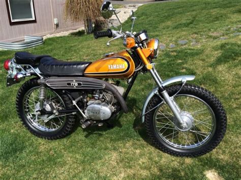 Runs and rides great low miles. 1973 Yamaha 175 Enduro, runs, low miles, title, original ...