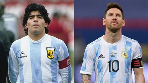 Maradona Vs Messi Con Argentina Quién Ganó Más Títulos Partidos Y