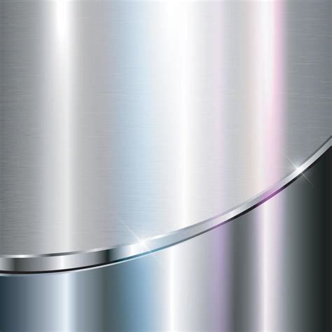 Silver Metallic Background 3d Elegant Chrome Brushed Metal Texture