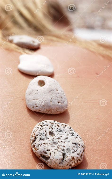 Stone Massage Stock Image Image Of Natural Stones Pleasure 1069777