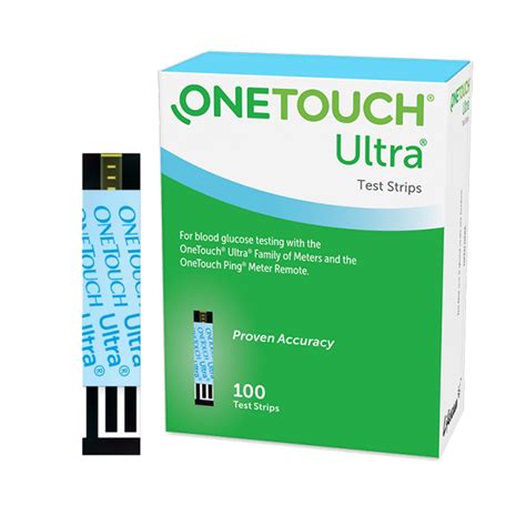 Onetouch Ultra Blue Blood Glucose Test Strips 100 Count Home And Garden