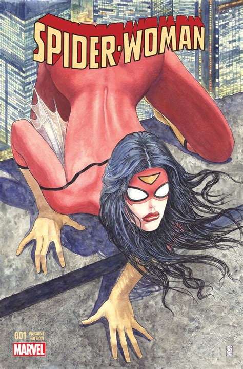 spider woman 2014 1 manara variant comic issues marvel