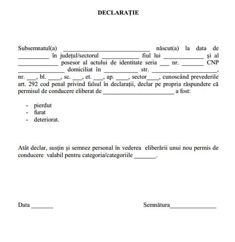 La fel ca in starea de urgenta instaurata in luna martie, persoanele care ies din. Declaratie Pe Propria Raspundere Scoala / MONITORUL OFICIAL AL ROMANIEI Nr. 257/2009 ...