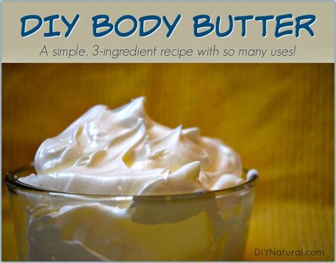 Diy Body Butter Ultra Moisturizing Three Ingredient Body Butter