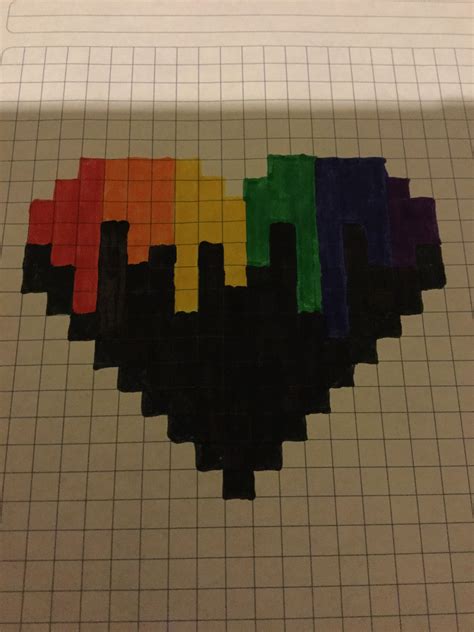 How To Draw Pixel Art On Graph Paper At How To Draw