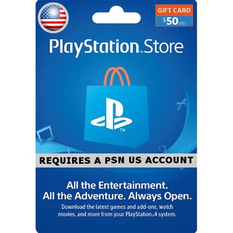 Playstation network card (us) fills your psn wallet with cash, enabling you to buy and download new games, dlc, and videos as well as stream films and music. PSN CARD 50 USD | PLAYSTATION NETWORK (US Account) - CD World