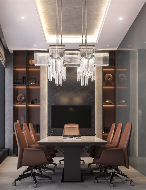 Modern Luxury Ceo Office Interior Design Jeddah Saudi Arabia Cas