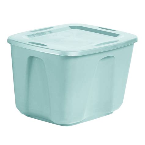 23.5l x 18.38w x 16.13h; Essential Home 18-Gallon Tote with Lid