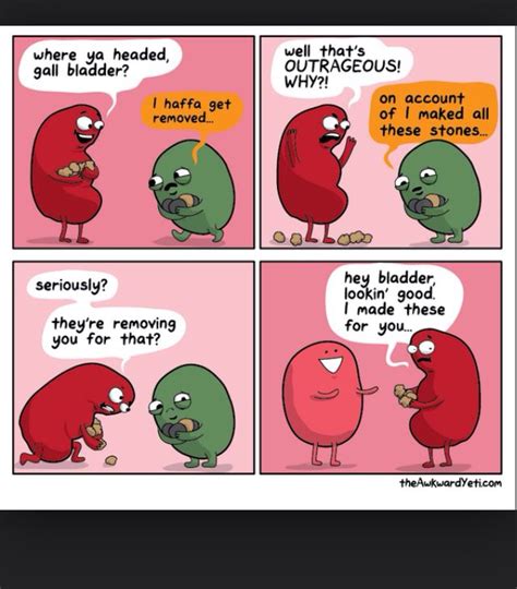 Best 25, kidney stone humor ideas on pinterest, kidney. Gallbladder humor | Make me laugh | Awkward yeti, Heart, brain comic, Medical humor