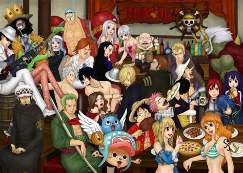 One Piece X Fairy Tail By Arisa777o W O On Deviantart