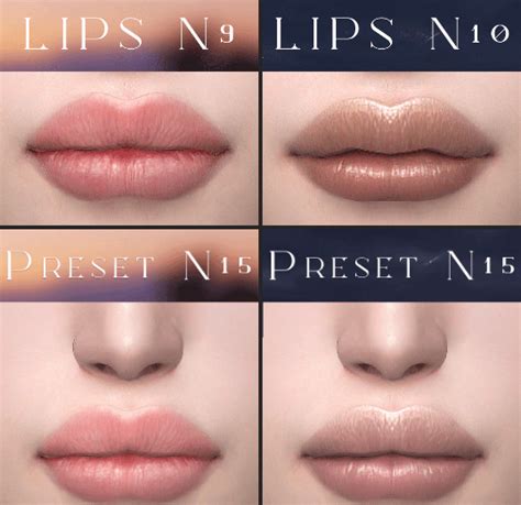 Sims 4 Big Lips Preset