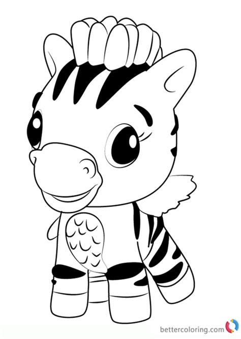 Hatchimals coloring pages are a great way to collect and color you can download and print this printable hatchimals coloring pages clipart lamblet and other pictures like: Zebrush from Hatchimals Coloring Pages - Free Printable ...