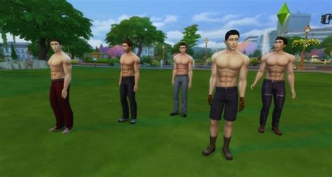 Bigger Chestab Muscles For Males By Linkster123 Sims 4 Male Clothes