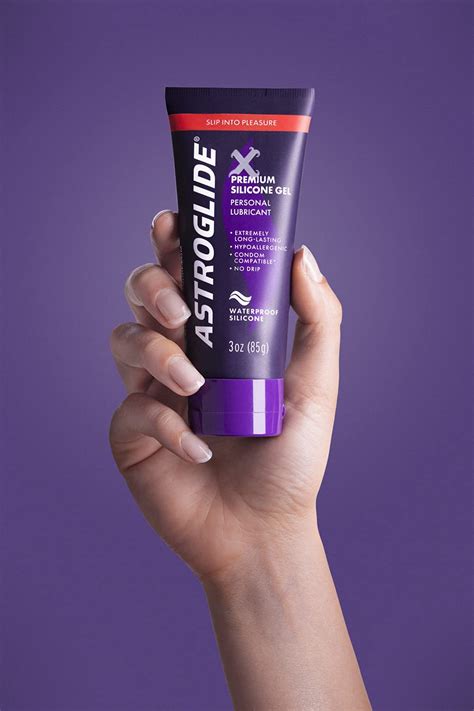 astroglide x silicone based sex lube gel 3 oz waterproof and long lasting personal lubricant