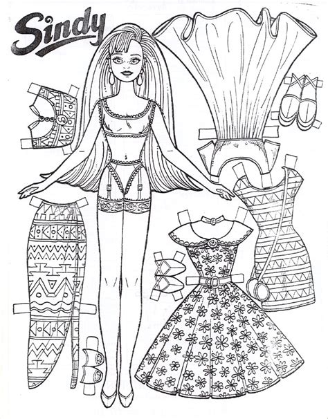 Free Paper Doll Printables To Color Get What You Need For Free