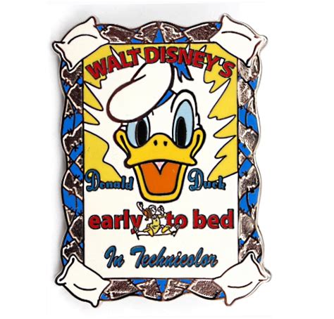 Donald Duck Early To Bed Poster Le 250