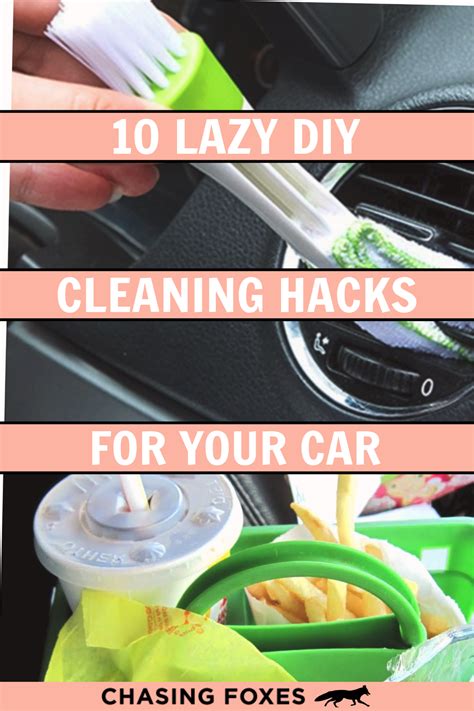 10 Diy Car Cleaning Ideas Cleaning Hacks Car Cleaning Hacks Diy