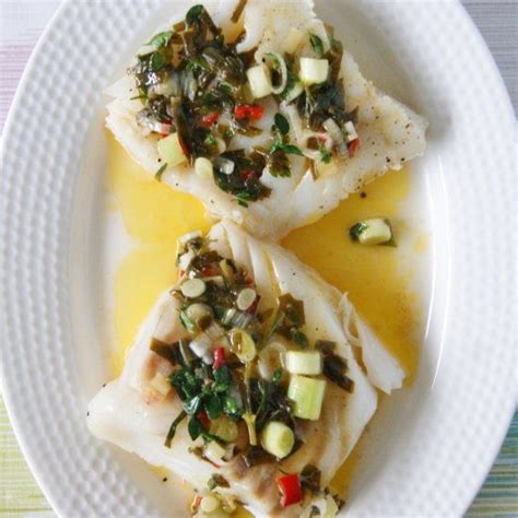 Easy Made Oven Baked Cod With A Chili Lime Butter Sauce Yummy Seafood