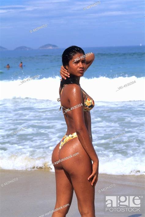 Life In Brazil World Famous String Bikini Here First In Copabana Beach