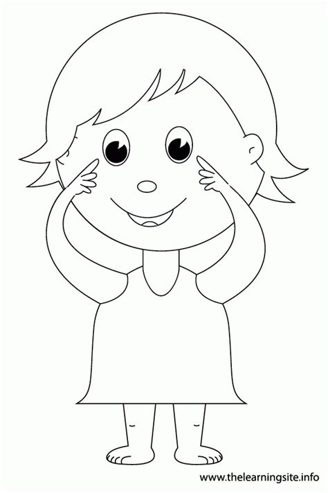 Body Parts Coloring Pages For Kids Coloring Home Witch Worksheets For