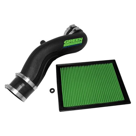 Green Filter Chevy Silverado Cold Air Intake System With Tube