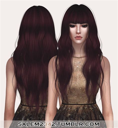 Anto Surrender Hair Retexture Ts4 By Simsday Simsday