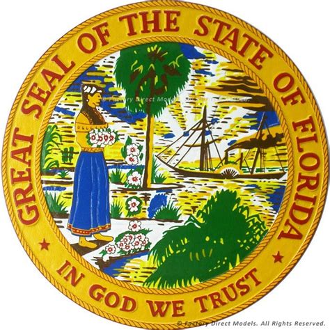 State Seal Of Florida Factory Direct Models