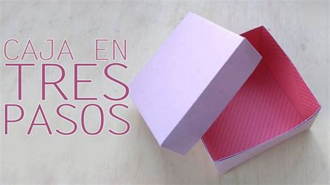 Maybe you would like to learn more about one of these? Caja de cartón en tres pasos │Candy Bu | Hacer cajitas de ...