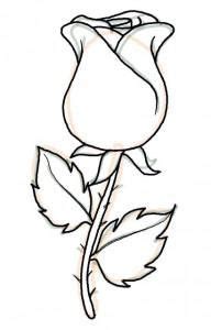 Ein animiertes bild im stil von neonzeichen. Wenn Sie eine schöne Rose einfach malen wollen, dann sind ...