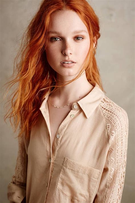 Anthropologie S New Arrivals Tanks And Buttondowns Topista Red Haired Beauty Girls With Red