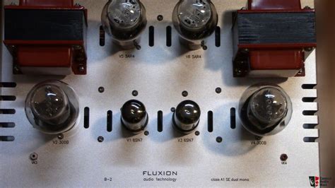 Fluxion B B Se Dual Mono Power Amplifier With Rectifier Tubes