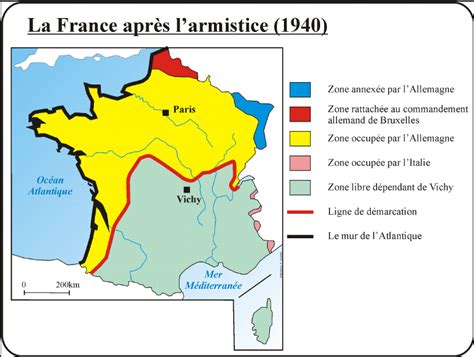 Chap 4 La France Défaite Et Occupée Régime De Vichy Collaboration