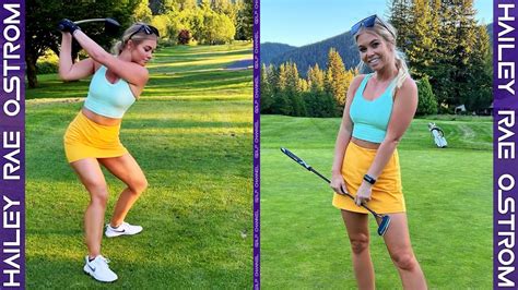 Hailey Rae Ostrom Is Our Hot Golf Girl Of The Week Golf Swing 2022 Vidude